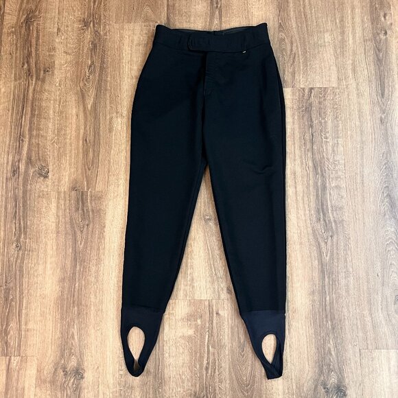 Schoeller of Switzerland Stirrup Ski Pants Black Size 12 - Picture 1 of 12
